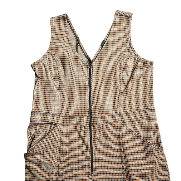 Wild Fable Brown Plaid Jumpsuit Size: XL - Picture 3 of 6